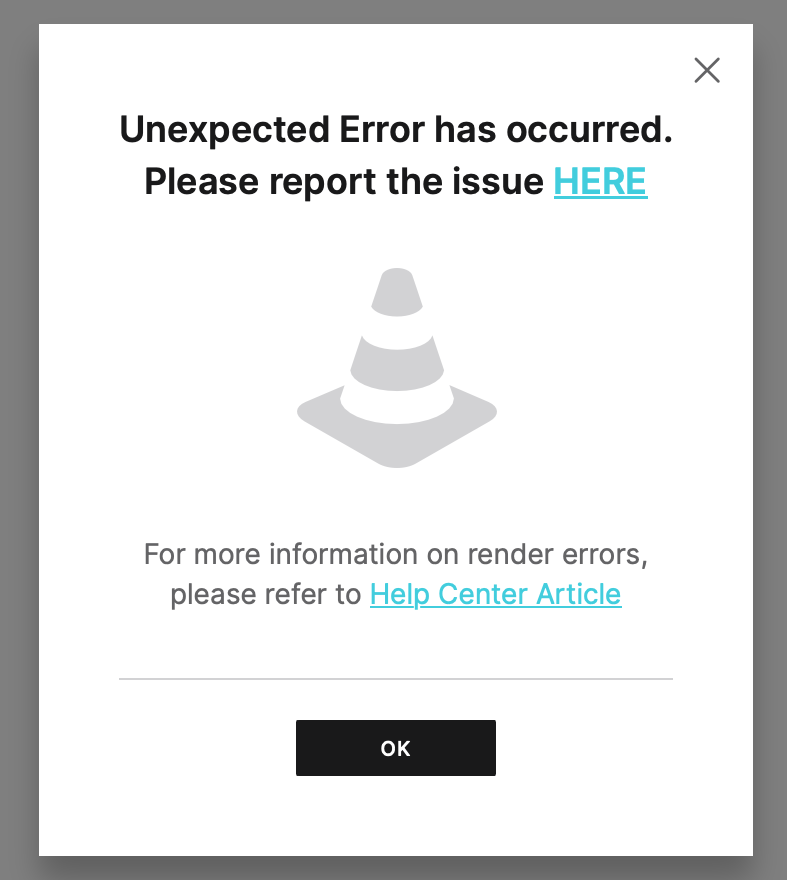 Render Error – CLO-SET | Help Center