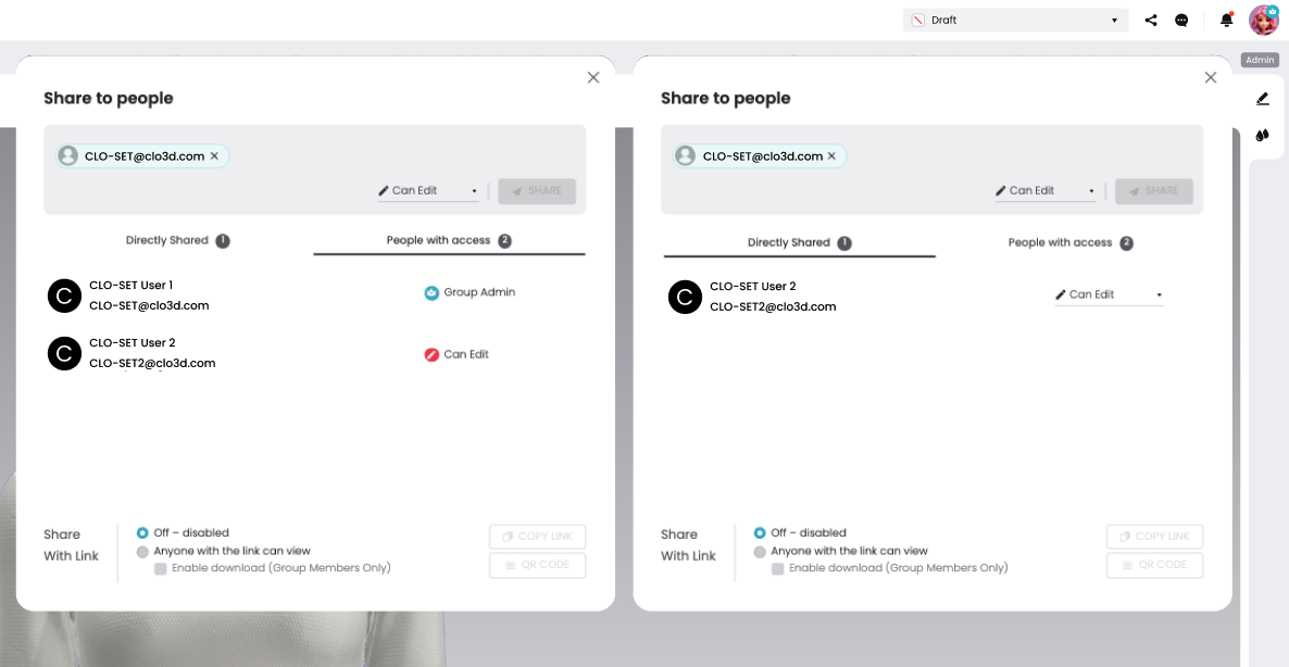 Share – CLO-SET | Help Center